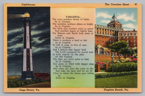 Postcard virginia multiview - virginia,