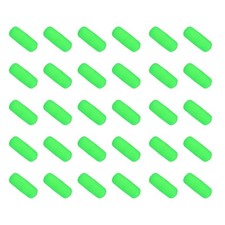 30Pcs Fishing Foam Floats 0.7 Inch, Snell Floats Fly Fishing, Green