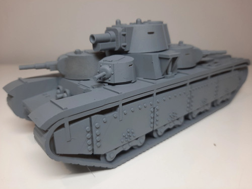 Wwii soviet t35b tank - soviet,