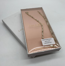 LOLA ROSE Banff Pearl necklace NEW boxed gemstone signed beaded cream 22 inch