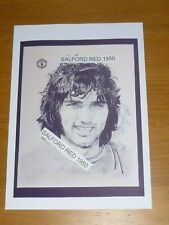 GEORGE BEST PICTURE WITH  HIS AUTOGRAPH ON THE PICTURE