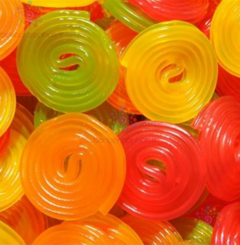 Fruity disco wheel sweets - fruity,