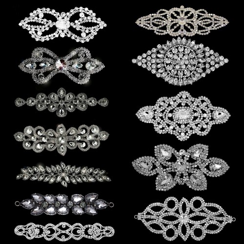 Diamante rhinestone motif iron - rhinestone,