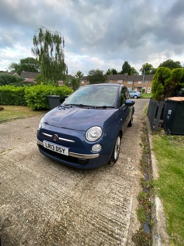 Blue fiat 500 lounge 2013 - 500,