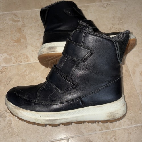 Boys ecco gortex - gortex, black