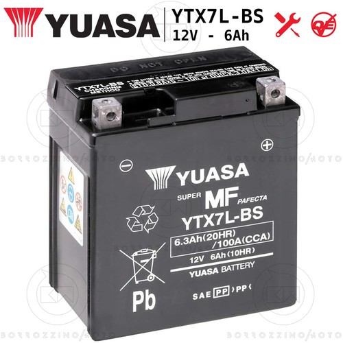 Yuasa ytx7l sealed battery - sealed,