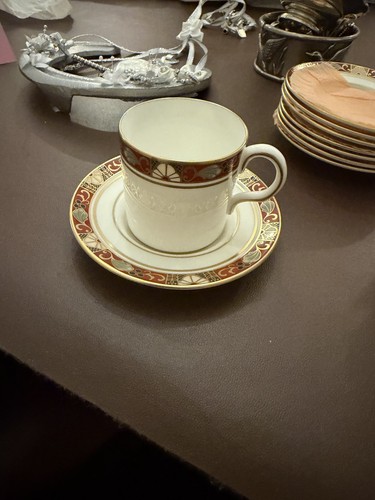 Crown derby cloisonne dinner - crown,