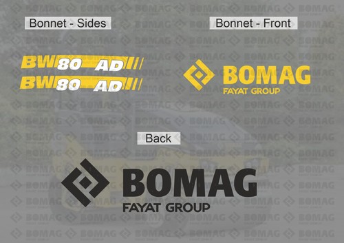 Bomag bw80ad sticker - sticker, /