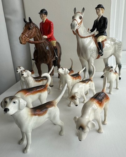 Vintage beswick huntsman horse - beswick,