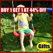 Kids Garden Swing Seat For Climbing Frames Swing Sets Adjustable Rope New Gift