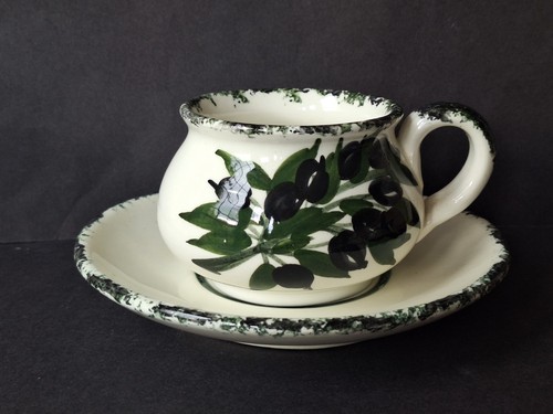 Vintage hand thrown greek - hand,