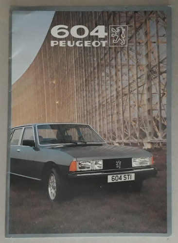Peugeot 604 brochure 1981 - 604,