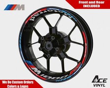 BMW M1000R White Wheel Decals