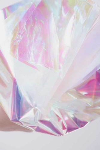 Clear iridescent cellophane - iridescent,