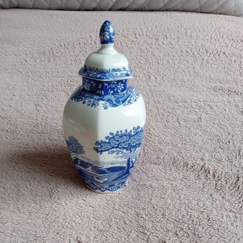 Spode blue italian mini vase - mini,