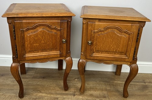Pair bedside tables vintage - pair,