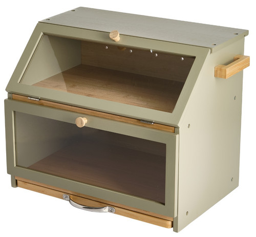 Bamboo bread bin - bread, layer