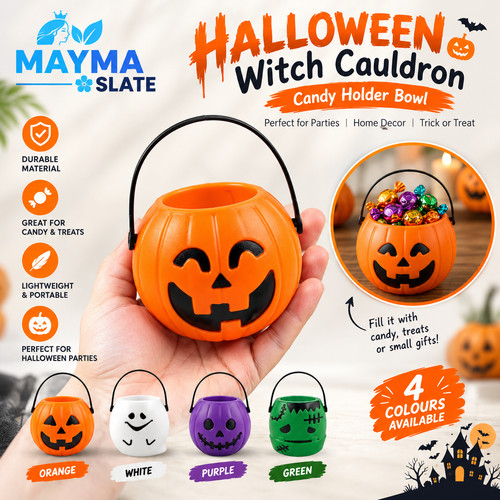 Large witch wizard cauldron - large,
