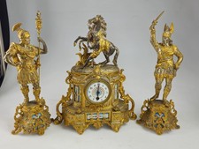 Clock Vintage French Metal