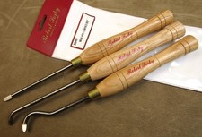 NICE! ROBERT SORBY ENGLAND NO.38HS MINI HOLLOWING WOOD LATHE TURNING 3PIECE SET
