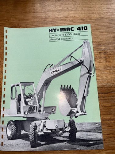 Hymac 410 brochure original - hymac,