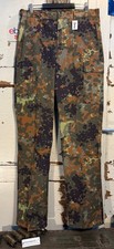Genuine belg. Luftwaffe Seyntex combat pants Flecktarn camouflage size M long new #2640
