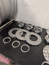 Bbs RC 090 009 010 038 Style 5 Custom Caps Waffle Plates Hex Nuts BMW RS