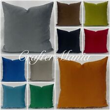 Handmade Soft Peacock Velvet Square Cushion Covers Scatter Bed Sofa Home Decors