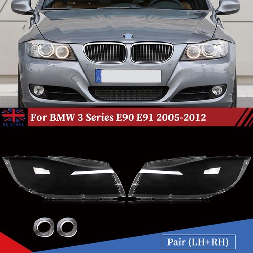 Pair front headlight lens - pair,