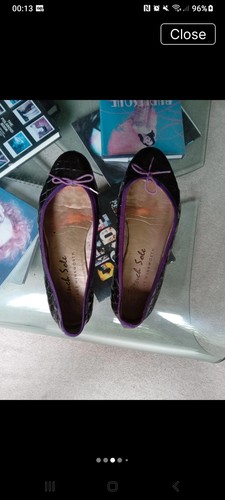French sole women - 7.5, purple