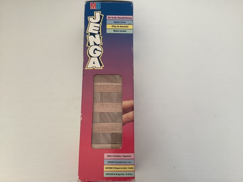Vintage games jenga 1995 - mb,