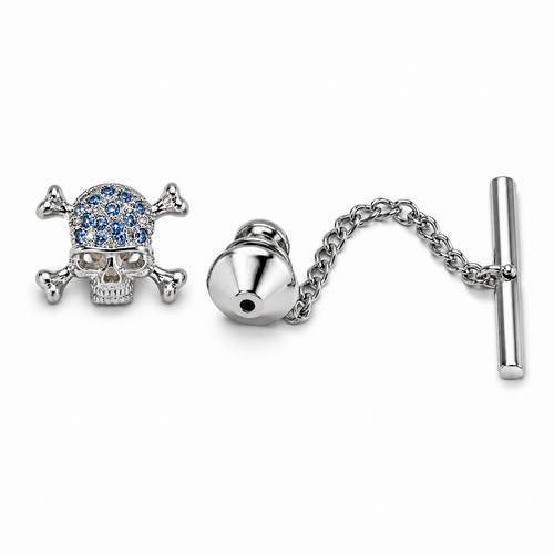 Skull cross bone tie - skull, for