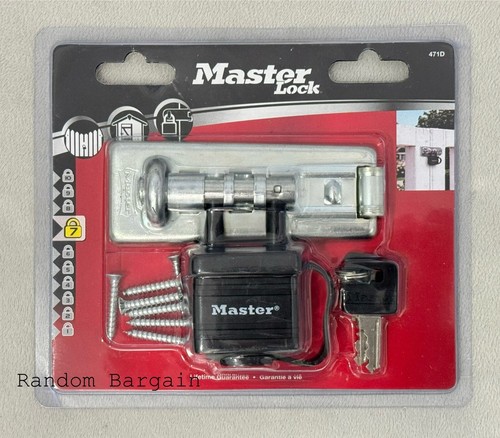 Master lock bolt hasp - master,