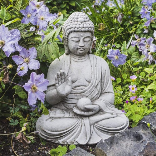Small buddha garden ornament - small,