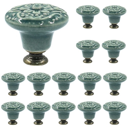 Green ceramic knobs kitchen - knobs,,