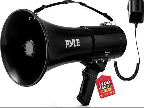 Pyle megaphone speaker - pyle, with