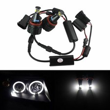 Pair H8 20W LED Angel Eyes