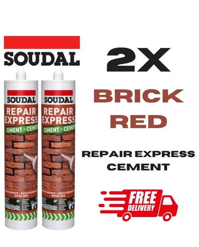 Brick red soudal repair - 2x,
