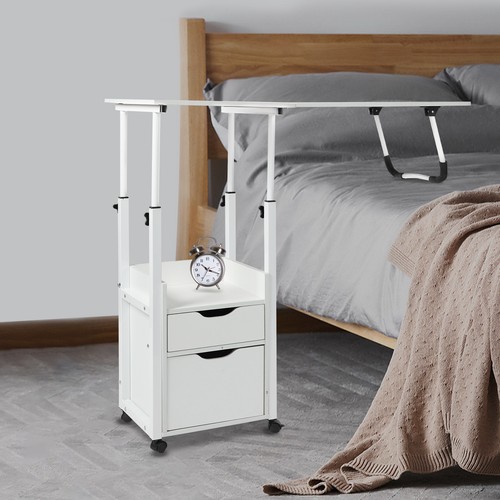 Overbed table wheels - w/,