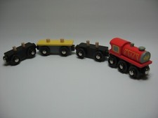 TRAIN CARGO ENGINE & CARRIAGES