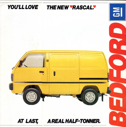 Bedford rascal van - van, 1986