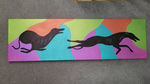 Greyhounds motion - in,