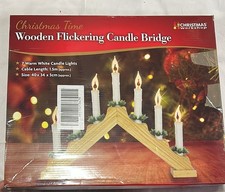 Wooden christmas candle - christmas,