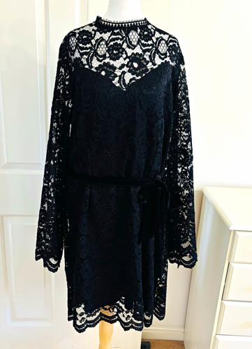 Lipsy london black lace open - london,