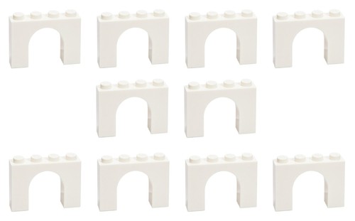 Lego arch white 2x4 - white, 4x2