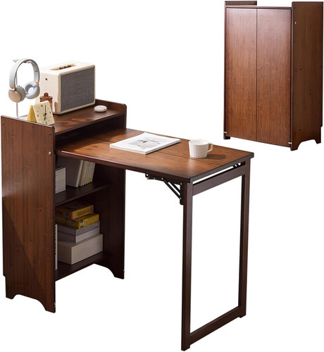Bamboo folding desk with - desk,