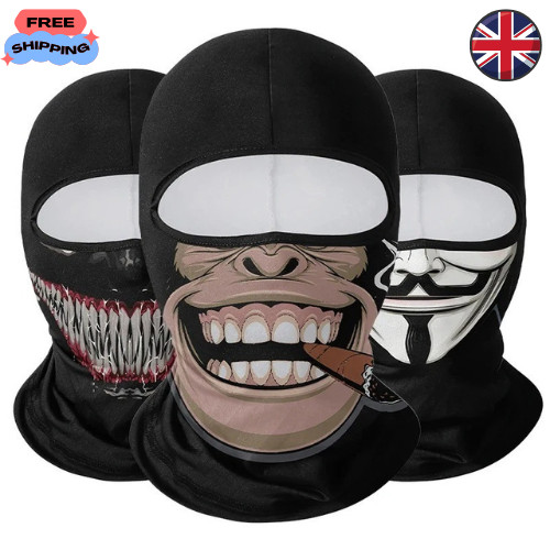 Motorcycle balaclava ghost - motorcycle,