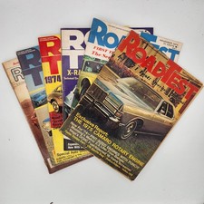 RoadTest Magazine Lot (5) 1973-1981 Acceptable-Good Camaro Jaguar Datsun Mazda