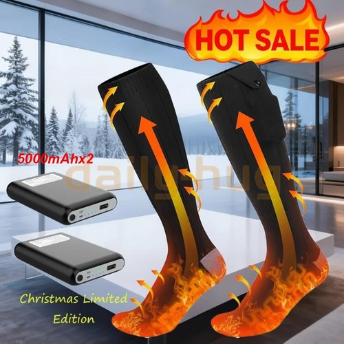 Electric heated socks - heated,