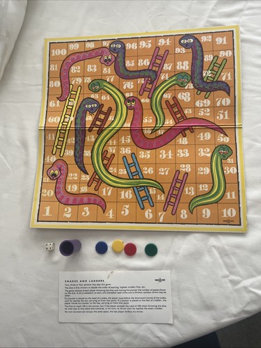 Vintage snakes ladders - vintage, &